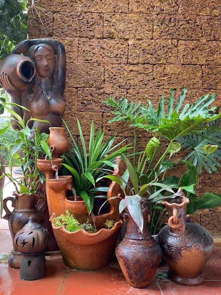Gốm Chăm Gốm Chăm tiểu cảnh