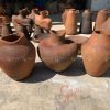 Bình hoa gốm Chăm phong cách rustic