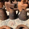 Bình hoa gốm Chăm phong cách rustic