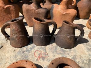 Bình hoa gốm Chăm phong cách rustic