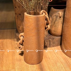 Bình gốm phong cách wabi sabi