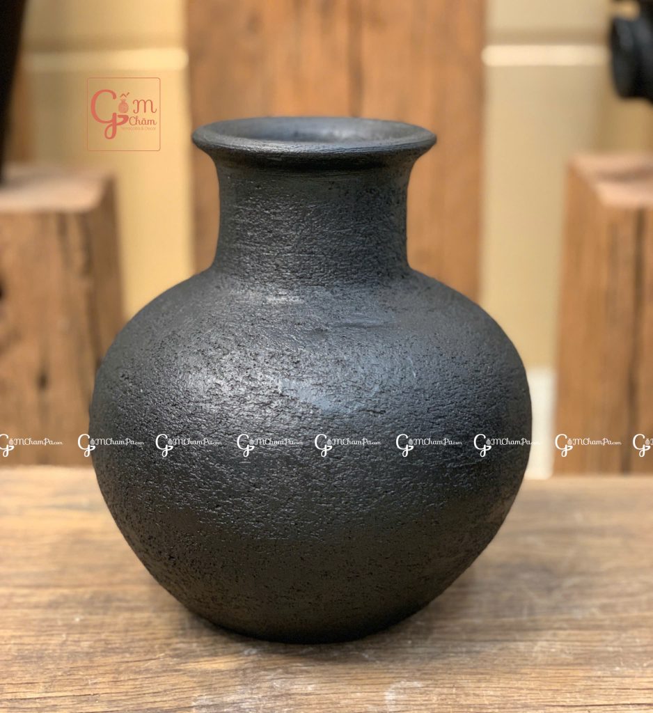 Bình hoa wabi sabi, bình gốm trang trí BG21